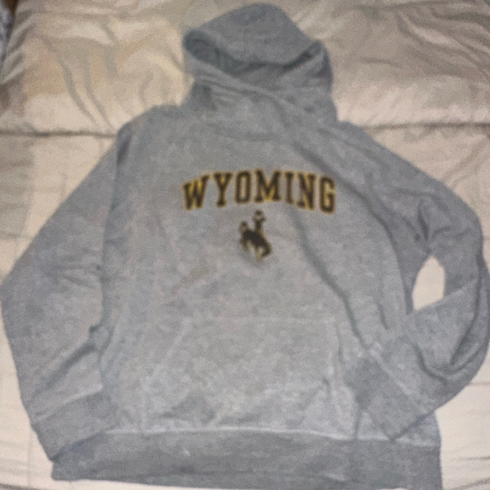 Oura Gray Wyoming Sportswear Hoodie.